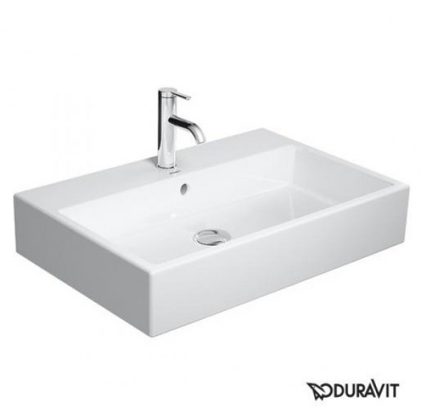 Duravit Vero Air umywalka szlifowana 70 cm z przelewem i otworem na baterię biały 2350700027