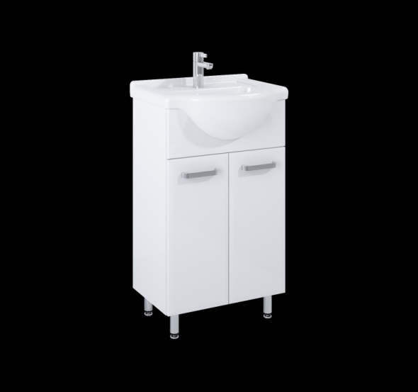 Elita Amigo Set 50 2D komplet szafka z umywalką biała 165409