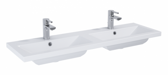 Elita Kido Duo umywalka meblowa podwójna 120 biały 146026