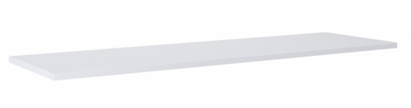 Elita Lofty blat naszafkowy pełny 190 cm biały połysk 167038