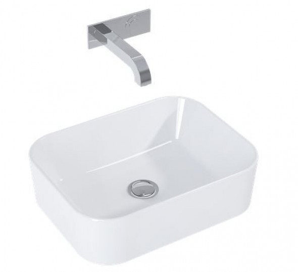 Elita Placa umywalka nablatowa ceramiczna biała 145030