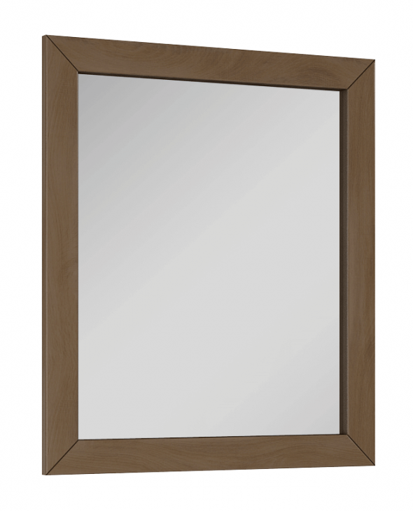 Elita Santos Oak 60 lustro w ramie lite drewno dębowe kolor tobak 166394