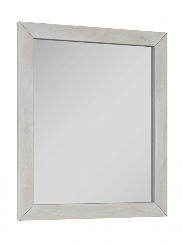 Elita Santos Oak 60 lustro w ramie lite drewno dębowe kolor white wash 166392