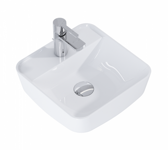 Elita Tonia umywalka nablatowa ceramiczna 39x39 biała 145081