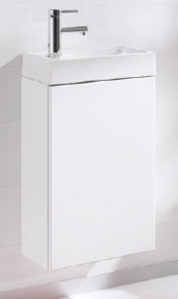 Elita Young Basic SET White zestaw szafka biała + umywalka 163068