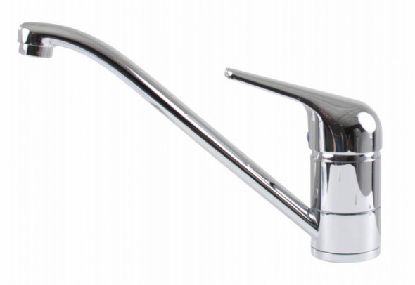 Elleci Minerva bateria kuchenna zlewozmywakowa z obrotową wylewką chrom MIKMINCR