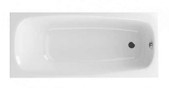 Excellent Aurum Slim wanna prostokątna 160x70 z nogami WAEX.AUR16WHS