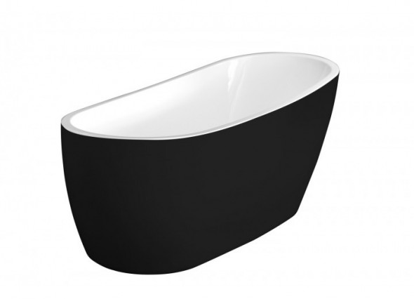 Excellent Comfort 2.0 wanna wolnostojąca biało-czarna 175x74 WAEX.CMP2.17WB