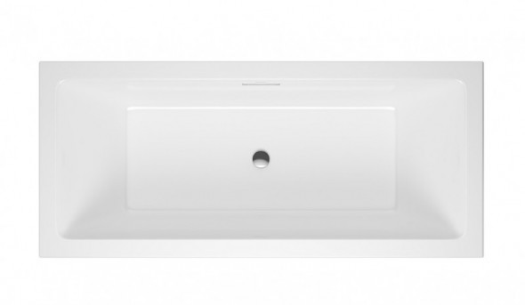 Excellent Heaven Slim wanna prostokątna 160x75 z syfonem chrom połysk i nogami WAEX.HEV16WHS + ARIN.FLOW.CR