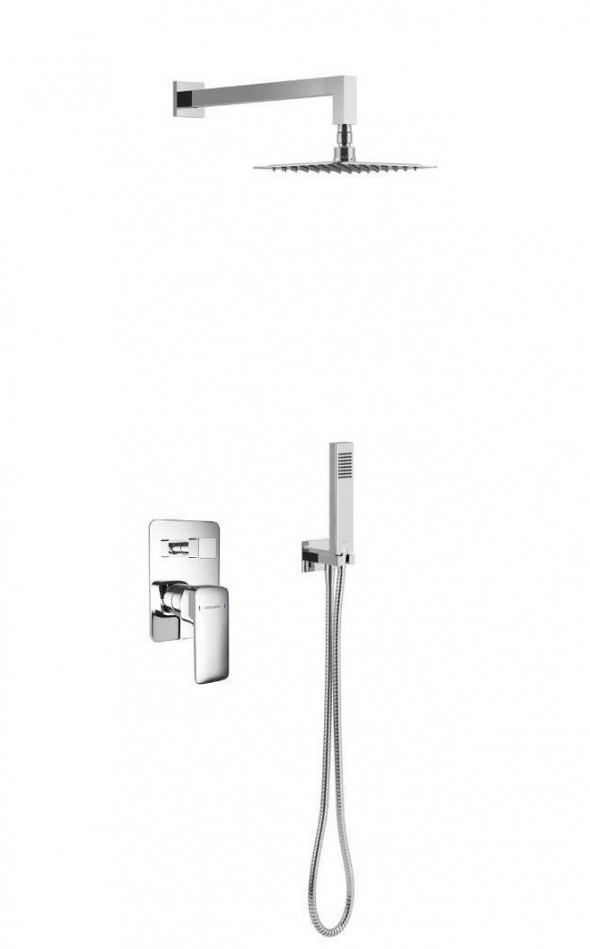 Excellent Keria zestaw podtynkowy z deszczownicą 20x20 chrom AREX.SET.2045CR