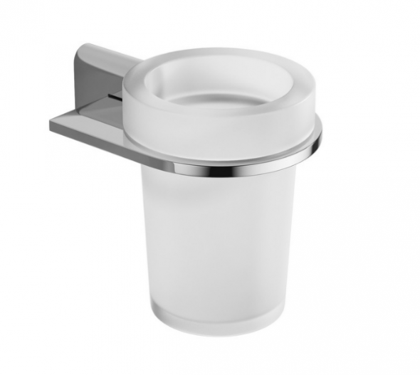 Excellent Kobo kubek szklany wiszący chrom połysk DOEX.1704CR