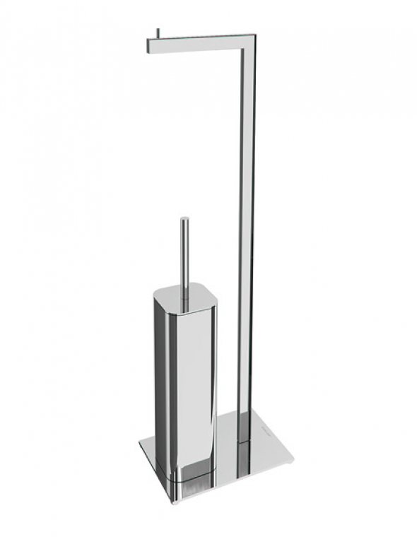 Excellent Riko stojak na papier toaletowy ze szczotką WC chrom połysk DOEX.1650CR