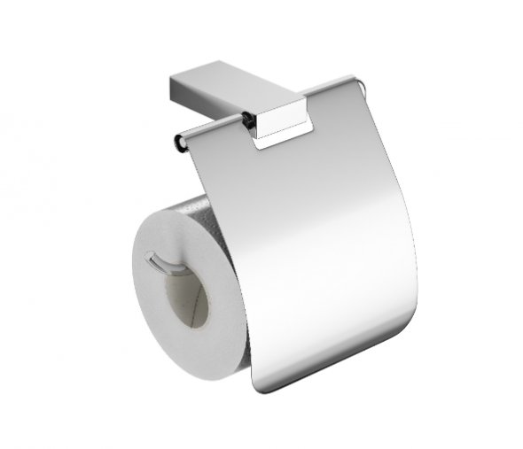 Excellent Riko uchwyt na papier toaletowy z klapką chrom połysk DOEX.1607CR
