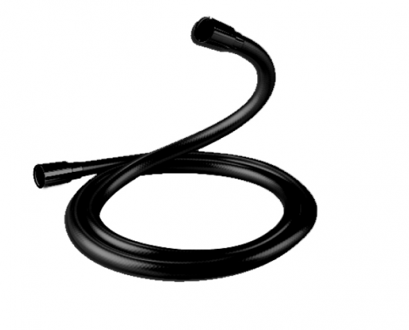 Excellent Round Black wąż prysznicowy 150 cm AREX.SHB.R150BL