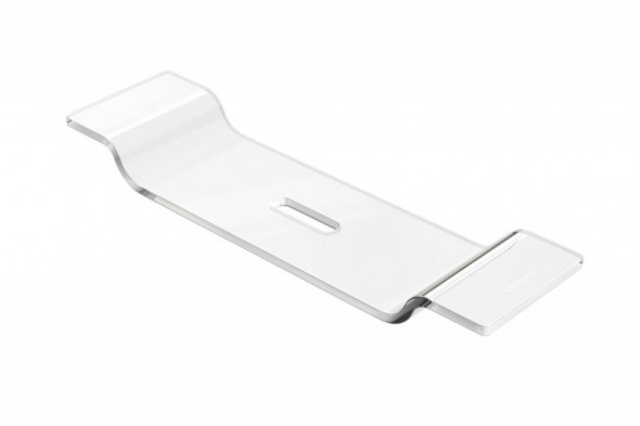 Excellent Zen półka wannowa gięta 75 cm akryl transparentny DOEX.1102.750.TR