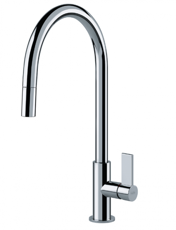 Franke Ambient Evo bateria kuchenna z wyciąganą wylewką chrom połysk 115.0373.947