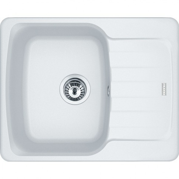 Franke Antea AZG 611-62  zlewozmywak 1 komora z ociekaczem 62x50 cm fragranit biały polarny 114.0499.052