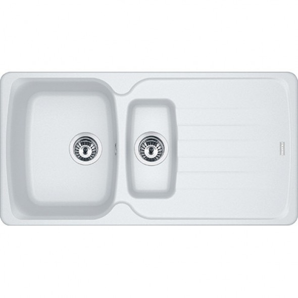 Franke Antea AZG 651 zlewozmywak 1,5 komory 97x50 cm fragranit biały polarny 114.0498.080