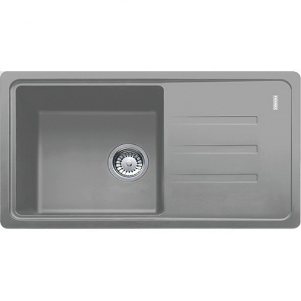 Franke Bliss BSG 611-78 zlewozmywak 1 komora z ociekaczem 78x43,5 cm fragranit kamienny szary 114.0367.747