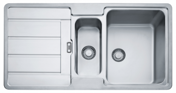 Franke Hydros 654 zlewozmywak stalowy 1,5 komory stal szlachetna jedwab 101.0320.862
