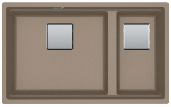 Franke Kanon KNG 120 Fragranit+ zlewozmywak granitowy 1,5 komory cappuccino 125.0528.637