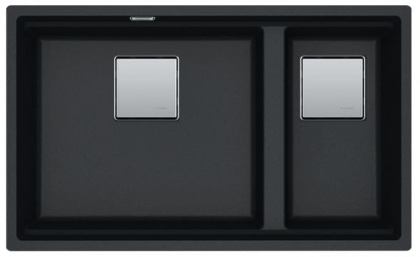 Franke Kanon KNG 120 Fragranit+ zlewozmywak granitowy 1,5 komory onyx 125.0528.636