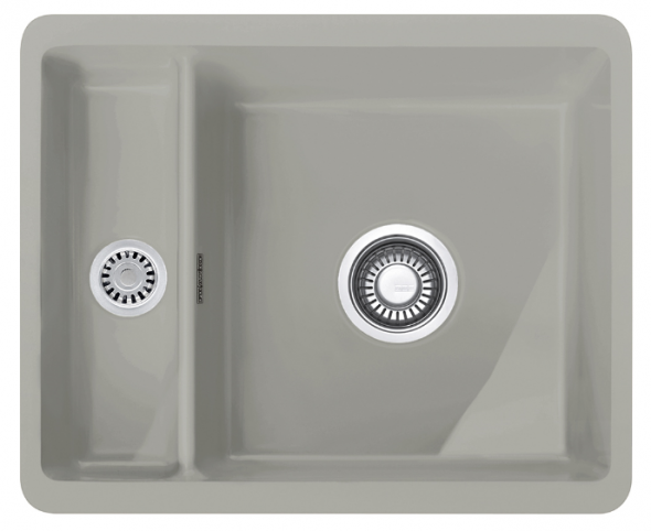 Franke Kubus KBK 160 Fraceram zlewozmywak ceramiczny 1,5 komory szary mat 126.0442.588