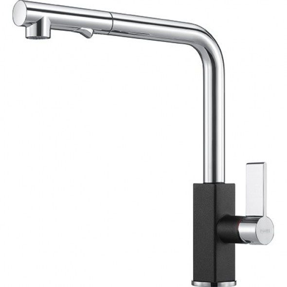 Franke Maris bateria kuchenna z wyciąganą wylewką chrom połysk / onyx  115.0392.382