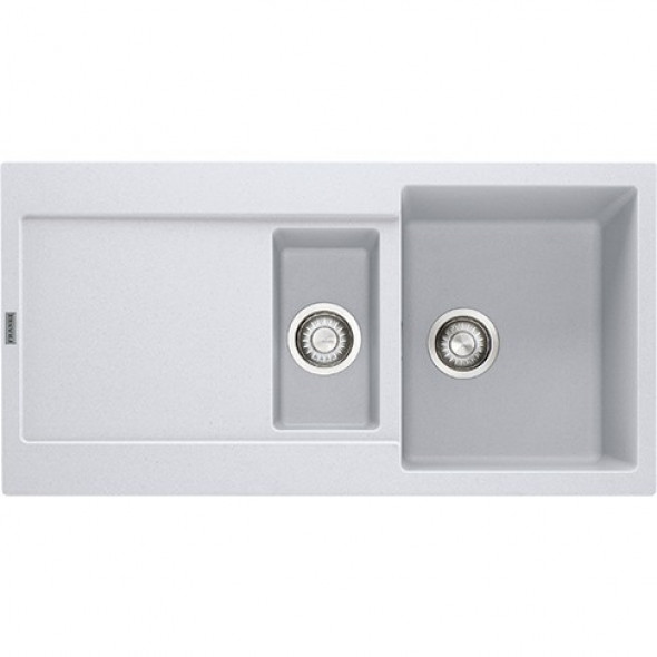 Franke Maris MRG 651 zlewozmywak 1,5 komory 97x50 cm fragranit biały polarny 114.0168.626