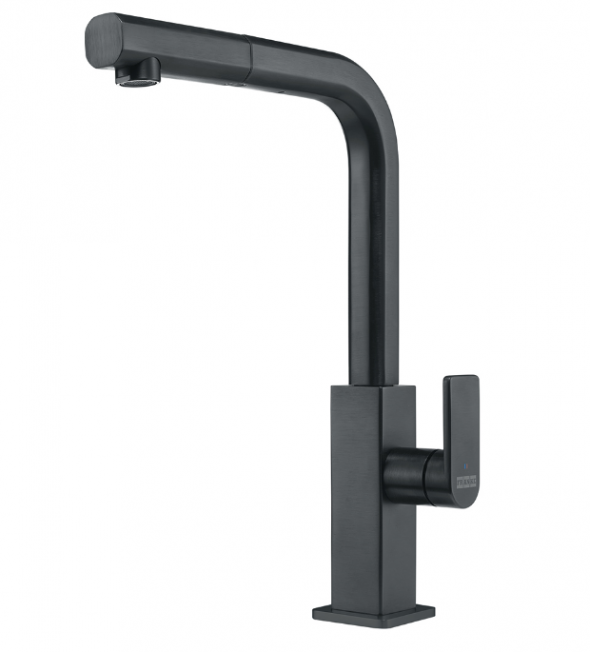 Franke Mythos Pull-Out bateria kuchenna z wyciąganą wylewką czarny mat 115.0550.442