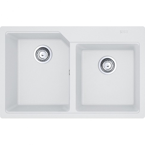 Franke Urban UBG 620-78 zlewozmywak 2 komory 78x50 cm fragranit biały polarny 114.0575.059