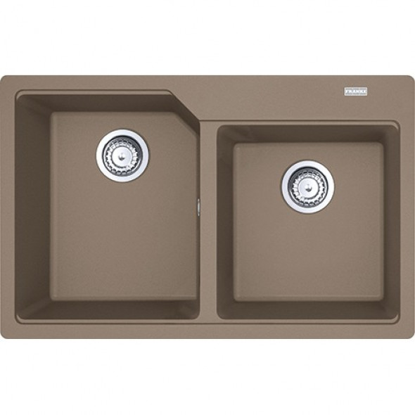 Franke Urban UBG 620-78 zlewozmywak 2 komory 78x50 cm fragranit cappuccino 114.0575.058