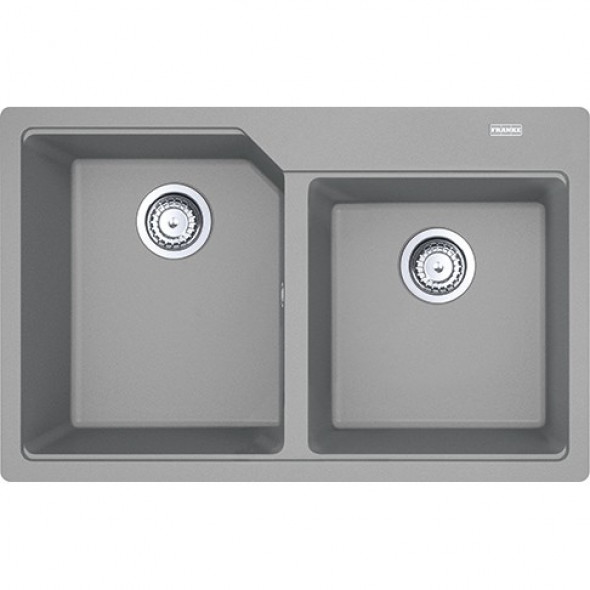 Franke Urban UBG 620-78 zlewozmywak 2 komory 78x50 cm fragranit kamienny szary 114.0575.060