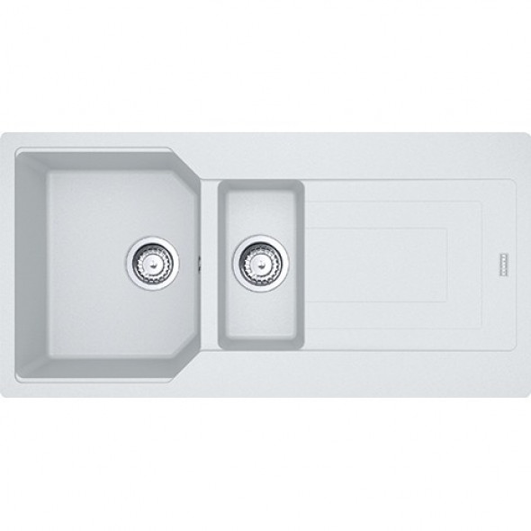 Franke Urban UBG 651-100 zlewozmywak 1,5 komory 100x50 cm fragranit biały polarny 114.0575.051
