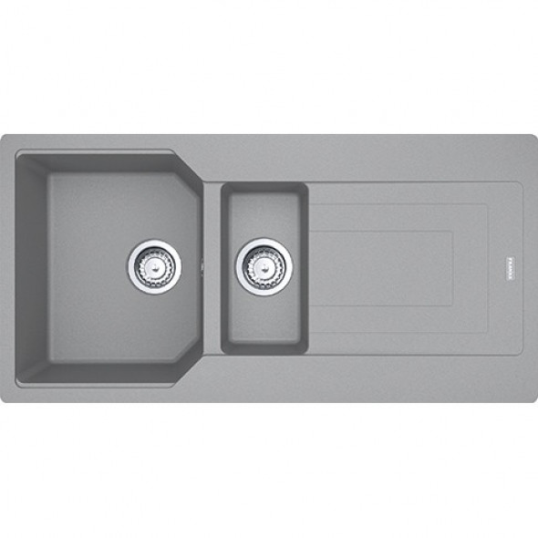 Franke Urban UBG 651-100 zlewozmywak 1,5 komory 100x50 cm fragranit kamienny szary 114.0575.052