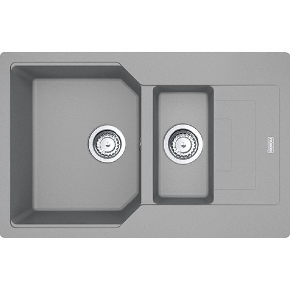 Franke Urban UBG 651-78 zlewozmywak 1,5 komory 78x80 cm fragranit kamienny szary 114.0575.068