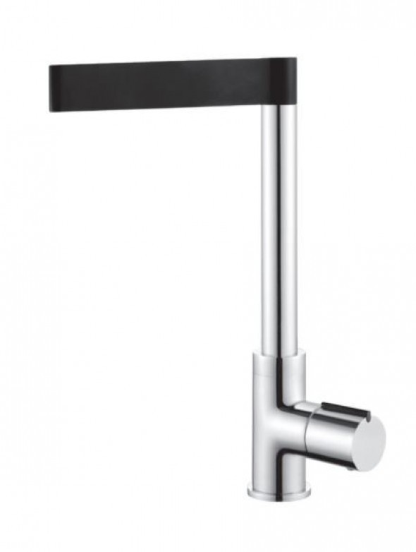 Fromac Black Line bateria kuchenna zlewozmywakowa czarny mat/chrom 9660