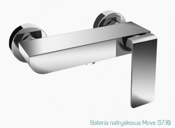 Fromac Move bateria prysznicowa ścienna chrom 9730