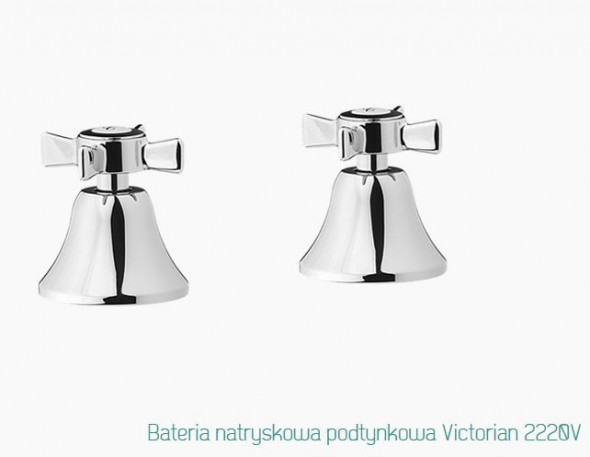 Fromac Victorian bateria prysznicowa podtynkowa chrom 2220V