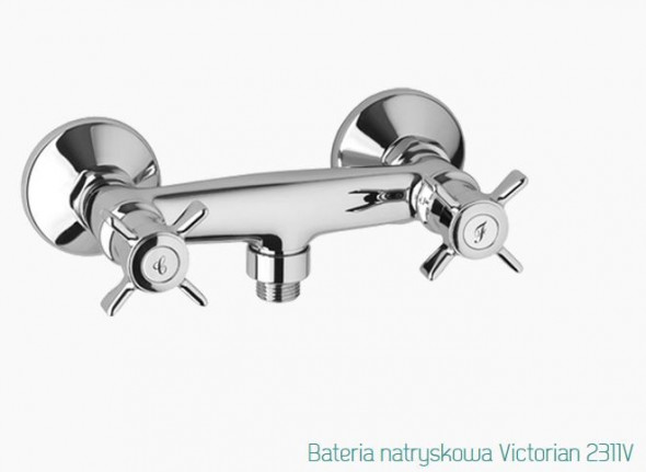 Fromac Victorian bateria prysznicowa ścienna chrom 2311V