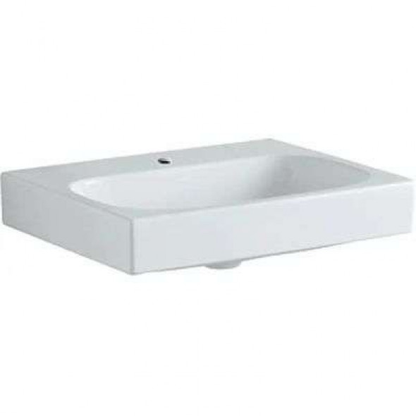 Geberit Citterio umywalka meblowa z otworem na baterię bez przelewu 60x50 cm ceramika biały 500.544.01.1