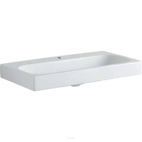 Geberit Citterio umywalka meblowa z otworem na baterię bez przelewu 90x50 cm ceramika biały 500.547.01.1