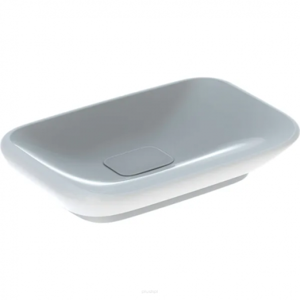 Geberit myDay umywalka wpuszczana w blat bez otworu na baterię bez przelewu 60x40 cm ceramika biały 245460600