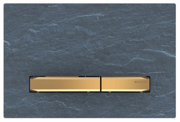 Geberit Sigma 50 NEW przycisk do stelaża WC UP320 łupek mustang/mosiądz 115.672.JM.2