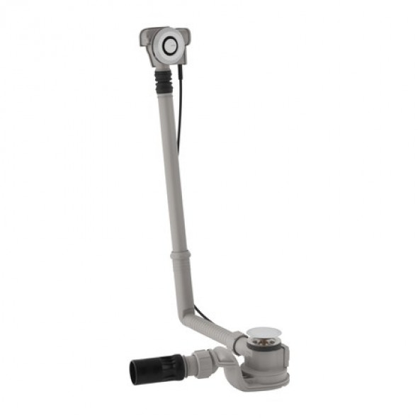 Geberit Uniflex PushControl zestaw odpływowo-przelewowy do wanien wysoki chrom połysk 150.752.21.1