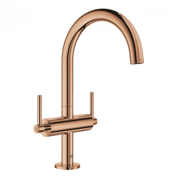 Grohe Atrio bateria umywalkowa DN 15 rozmiar L z korkiem warm sunset 21022DA3
