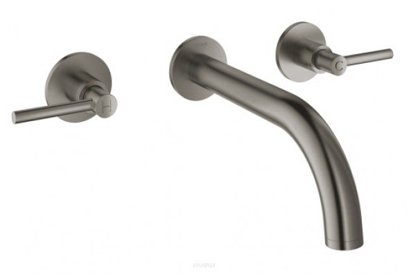 Grohe Atrio Trzyotworowa bateria umywalkowa 1/2″ grafit szczotkowany 20169AL3