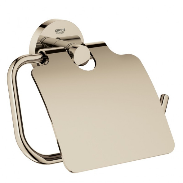 Grohe Essentials uchwyt na papier toaletowy z pokrywą nikiel polerowany polished nickiel 40367BE1