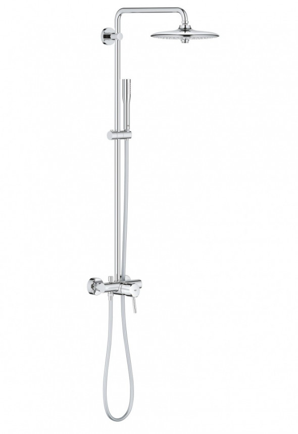 Grohe Euphoria Concetto System 260 zestaw prysznicowy z jednouchwytową baterią ścienną chrom 23061002