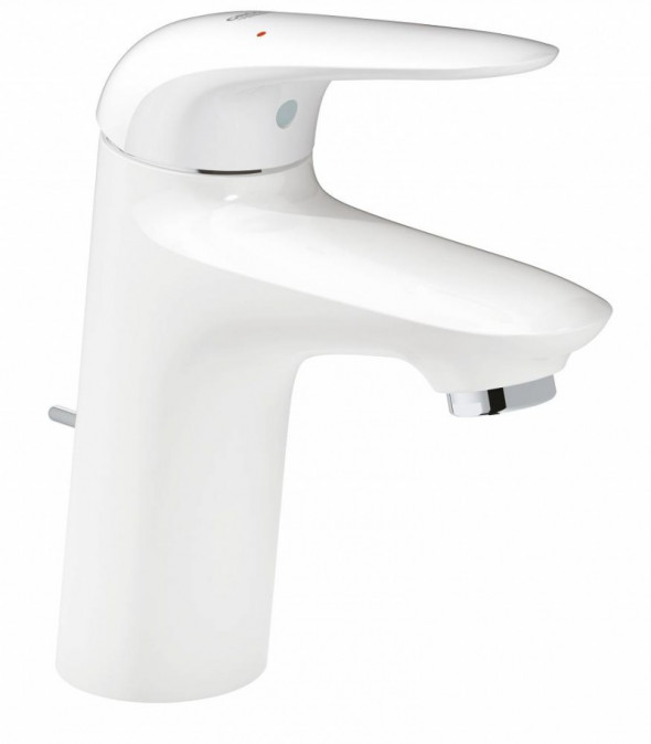 Grohe Eurostyle bateria umywalkowa z korkiem biały/chrom 23707LS3